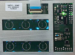 SensPressTouch Anwendungsbeispiel Dynaforce Rückseite Elektronik