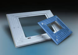 Gefräster Aluminium Frontplatte Trägerplatte für HMI-Systeme