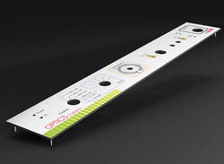 Untereloxalbedruckte Alu-Frontplatte HMI